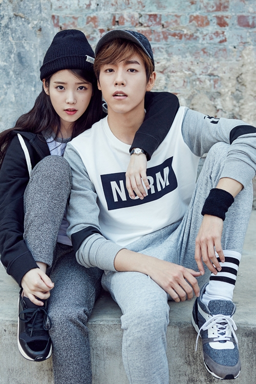 Iu Lee Hyun Woo S Skinship Like A Real Couple In Pictorial Hancinema