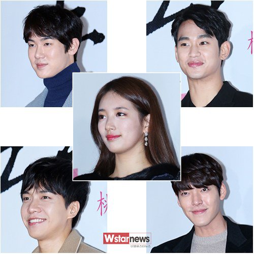 Bae Suzy S Male Friends At The Sound Of A Flower Vip Premiere Hancinema